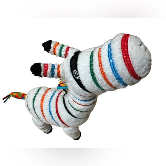 La Zoo Striped Shima Zebra Plush Stuffed Animal or Lovey Baby/Toddler ~9" GUC - Picture 4 of 4